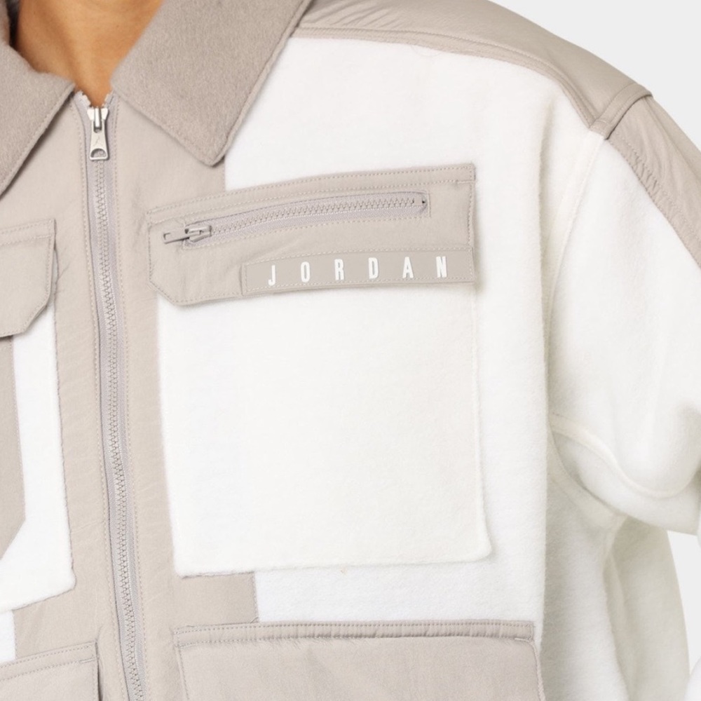 Nike x Jordan Collaboration : 2021 Air Jordan Jacket Summit White | Size L | NWT - Picture 2 of 16